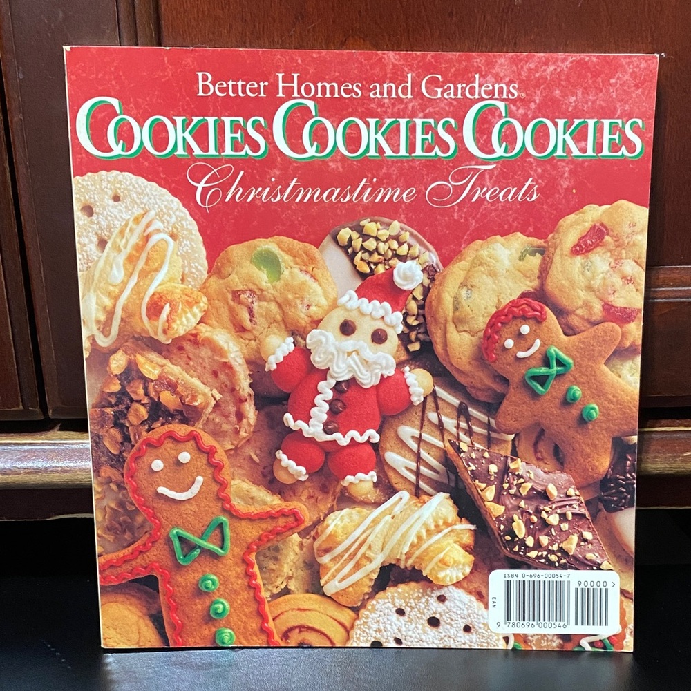 Better Homes and Gardens Cookies Christmas and Any Day Treats double cookbook